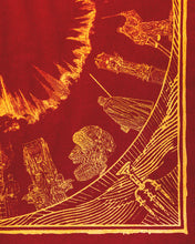 Load image into Gallery viewer, The Somnia Tarot Spread Cloth - "The Journey" - 100% Cotton - 21.5 x 21.5 inches