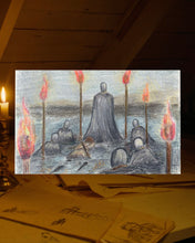 Load image into Gallery viewer, The Somnia Tarot - 'The Sentinels' Prisma Drawing Concept - Somnia Artifacts