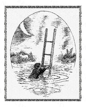 Load image into Gallery viewer, Woven Throw Blanket - "The Moon" - 48 x 60 in