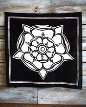Load image into Gallery viewer, The Somnia Tarot Spread Cloth - "XIII - Death" - 100% Cotton - 21.5 x 21.5 inches