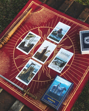 Load image into Gallery viewer, The Somnia Tarot Spread Cloth - "The Sun" - 100% Cotton - 21.5 x 21.5 inches