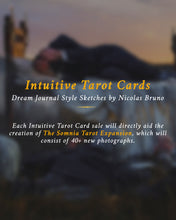 Load image into Gallery viewer, The Somnia Tarot - Intuitive Tarot Cards - Custom Sketched Cards by Nicolas Bruno
