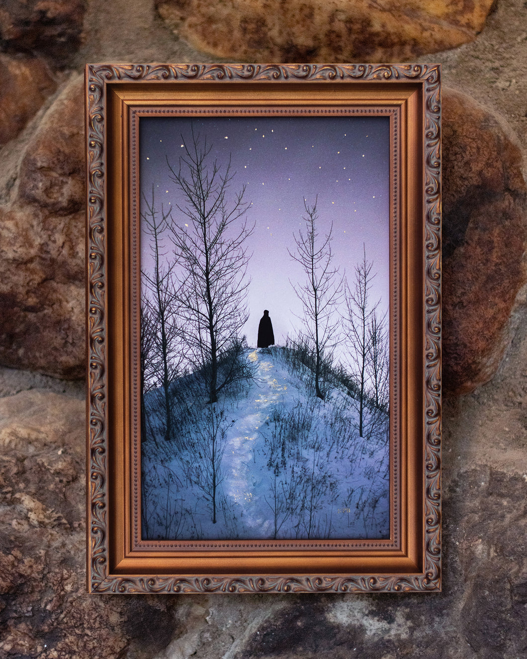 ~The Somnia Tarot - 'The Star' 24kt Gold Leaf Embellished Print - Somnia Artifacts