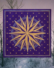 Load image into Gallery viewer, The Somnia Tarot Spread Cloth - Suite of Six - 100% Cotton - 21.5 x 21.5 inches
